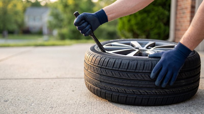 Mobile Tire Installation at IC Roadside & Key