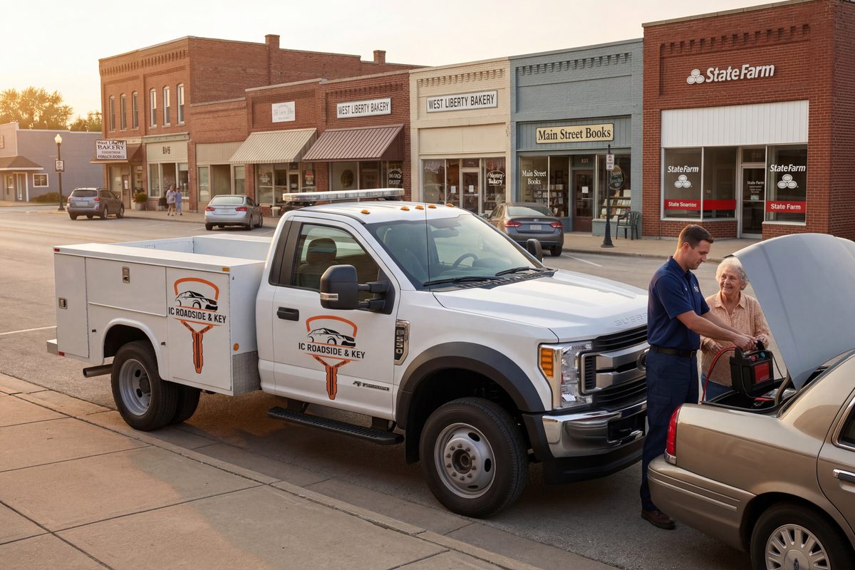 Roadside Assistance & Emergency Towing in West Liberty