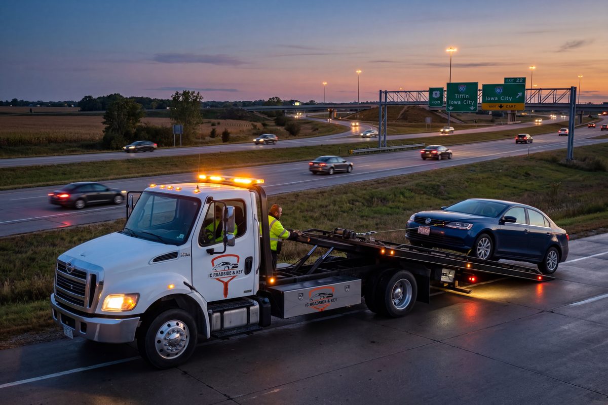 Roadside Assistance & Emergency Towing in North Liberty